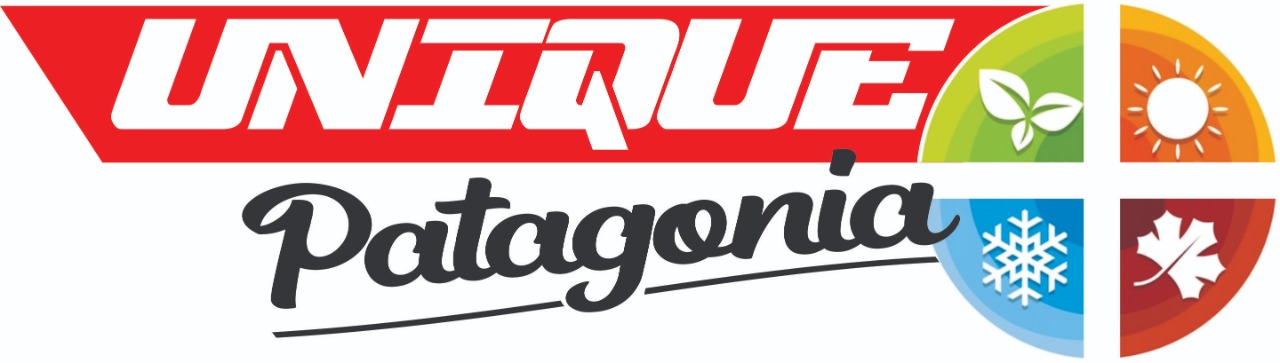 Logo Unique Patagonia en carrusel de Bariloche